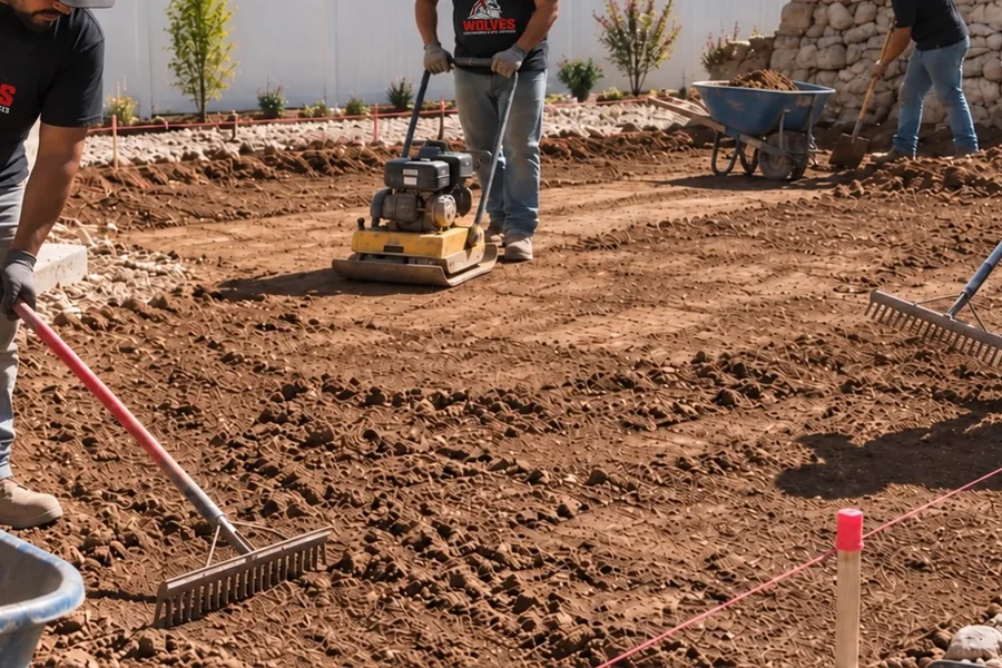 Graded lot ready for construction in Utah