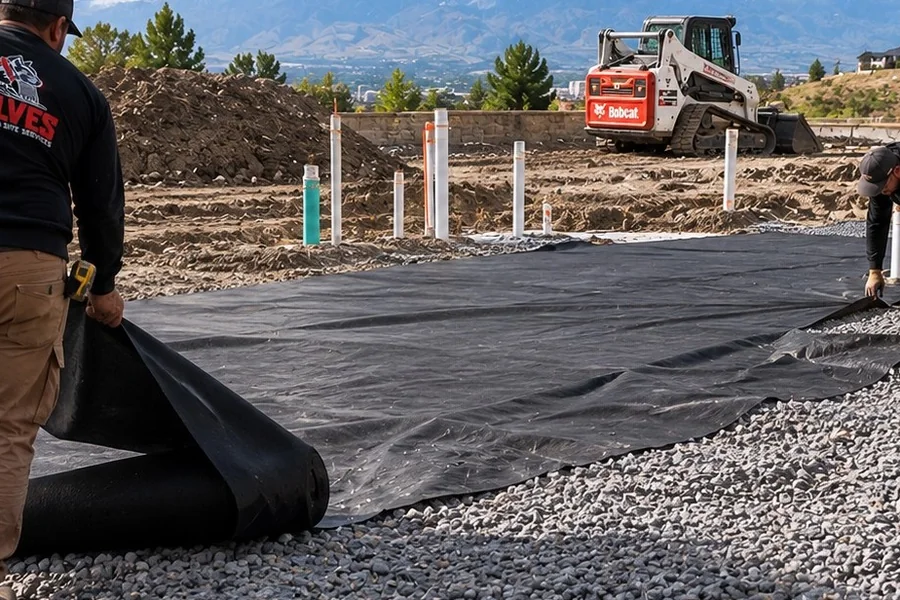Equipment working a Utah site prep job